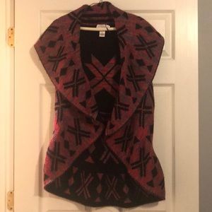 Aztec-style sweater vest